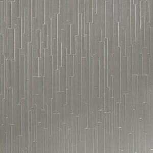 614 Striations Brushed Stainless - Lamin-Art