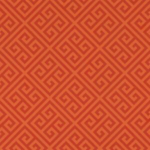 9493 Orange Greek Key - Formica