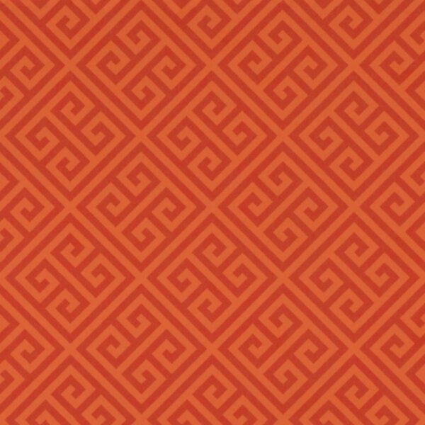 9493 Orange Greek Key - Formica