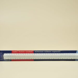 Ruler - Staedtler Architect's Triangular Scale Ruler Part#98719-31BK