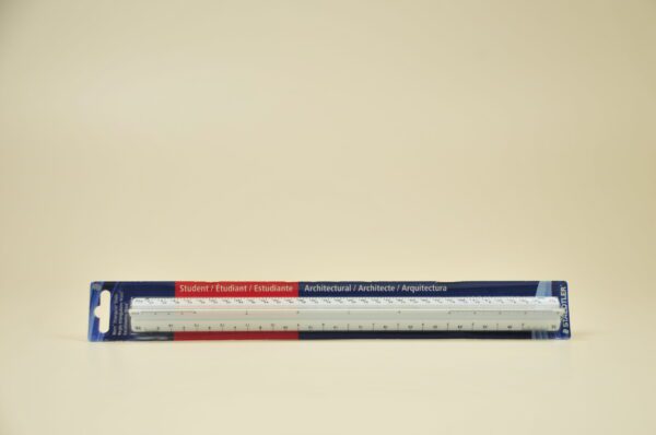 Ruler - Staedtler Architect's Triangular Scale Ruler Part#98719-31BK